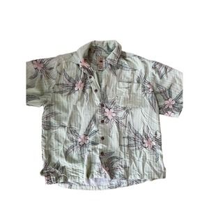 Joe Marlin Hawaiian‎ Shirt floral size medium